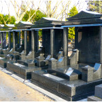 Monument funéraire chinois en granit noir fin